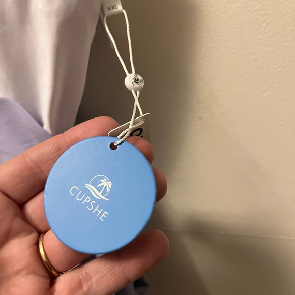 Cupshe Color Block One Piece Swimsuit - Picture 5 of 7